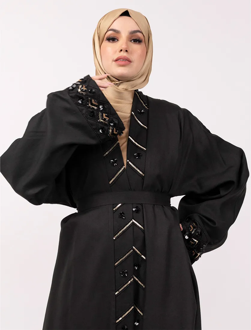 Gold Zayna Linen Kimono